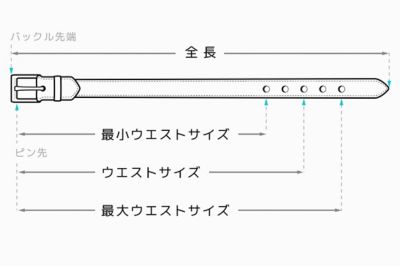 メッシュレザーベルト