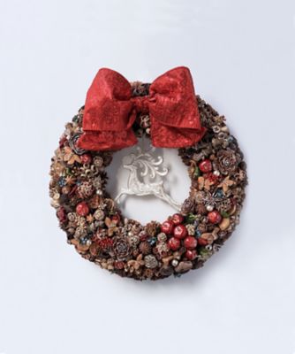 ＜Atelier Maison Deco＞＜アトリエ　Ｎａｔｕｒ＞木の実のリース