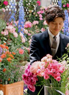 第一園芸オリジナル　プリザーブドフラワー（ピンク１０本）