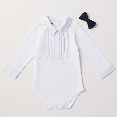 ロンパース　ｂｏｄｙｓｕｉｔｓ　１　ｐｉｎｔｕｃｋ　ｗｈｉｔｅ
