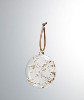 ＜PACOS＞【クリスマスおまとめ】ボタニカルチャイムオーナメント（ペッパーホワイト）