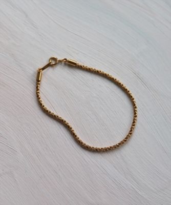 ロープチェーン　ブレスレット　ＧＤ