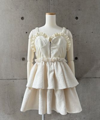 ＜CEREAL (Women)＞ＳＷＥＥＴ　ＢＬＯＯＭ　ＤＲＥＳＳ　ｃ２５１０７