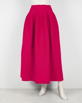 ＜Haut tricot＞★【受注生産】コクーンスカート（ウエストサイズ：フリー）ローズ