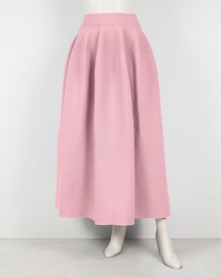＜Haut tricot＞★【受注生産】コクーンスカート（ウエストサイズ：フリー）サクラ