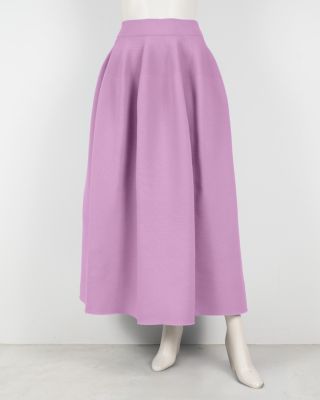 ＜Haut tricot＞★【受注生産】コクーンスカート（ウエストサイズ：Ｌ）ラベンダー