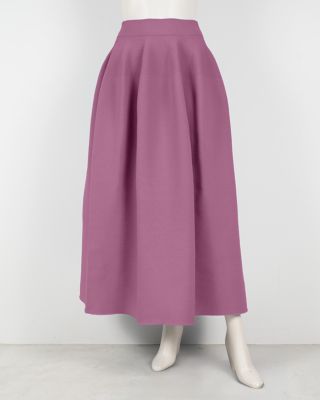 ＜Haut tricot＞★【受注生産】コクーンスカート（ウエストサイズ：Ｌ）オペラ
