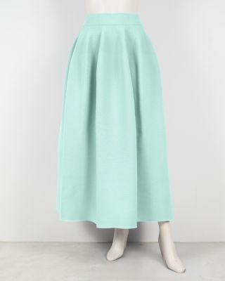 ＜Haut tricot＞★【受注生産】コクーンスカート（ウエストサイズ：Ｌ）ミント