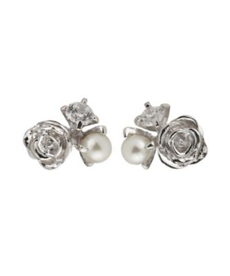 予約販売】9月下旬以降お届け モチーフセットピアス（バラ
