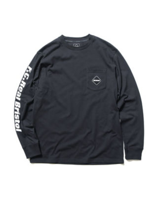 L FCRB AUTHENTIC L/S TEAM POCKET TEE 白-