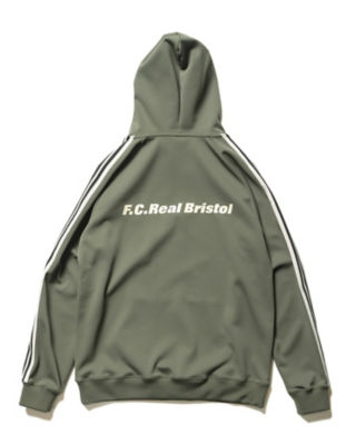 FCRB TRAINING TRACK HOODIE 黒 L - トップス