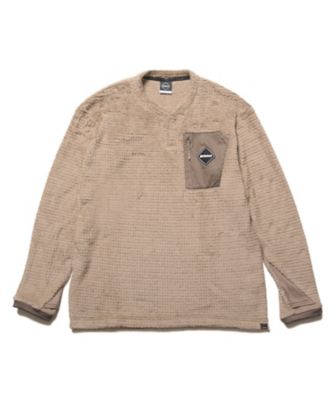 F.C.Real Bristol/エフシーレアルブリストル フリース HIGH LOFT FLEECE TOP FCRBー252028 BEIGE トップス【三越伊勢丹/公式】