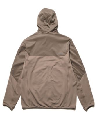 フーディー GRID FLEECE HYBRID HOODIE