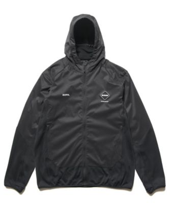 F.C.Real Bristol/エフシーレアルブリストル フーディー GRID FLEECE HYBRID HOODIE FCRBー252039 BLACK コート・ジャケット【三越伊勢丹/公式】