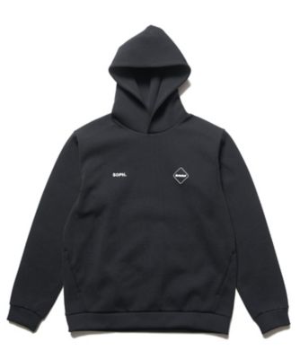 FCRB × NIKE　黒  ブリストル　f.c.r.b. サッカー　フットサル フーディー QUARTER KNIT HOODIE FCRBー