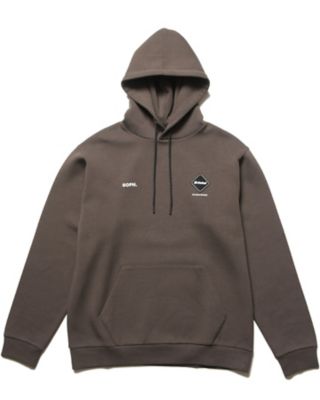 トップス Bristol FCRB LOGO PULLOVER SWEAT HOODIE fcrb_252073_mocha_L
