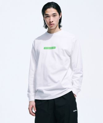 FCRB Bristol ホワイト 長袖Tシャツ Lサイズ Tシャツ ANALYTICAL L／S TEE FCRB
