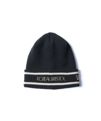F.C.Real Bristol/エフシーレアルブリストル ニットキャップ NEW ERA SUPPORTER KNIT CAP* FCRBー252108 BLACK 帽子【三越伊勢丹/公式】