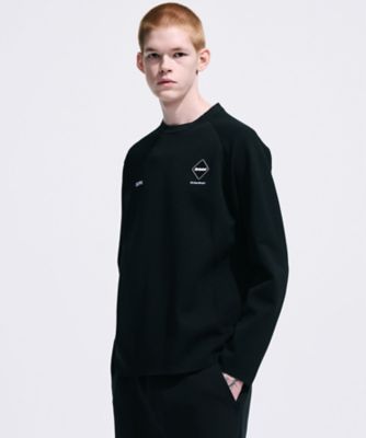 【極美品】 FCRB EMBLEM FIELD TOP BLACK XL ニット TECH KNIT L／S TOP FCRBー260024