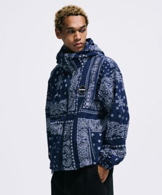 ブルゾン BANDANA NYLON HOODED BLOUSON