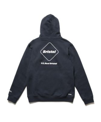 FCRB パーカ フーディ ロゴ エンブレム XL グレー スター ブリストル フーディ STAR LOGO PULLOVER SWEAT