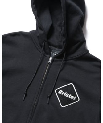 フーディ SLEEVE LOGO ZIPーUP SWEAT
