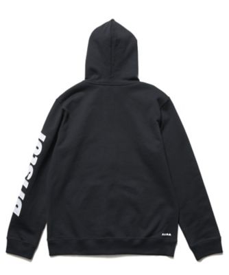 フーディ SLEEVE LOGO ZIPーUP SWEAT