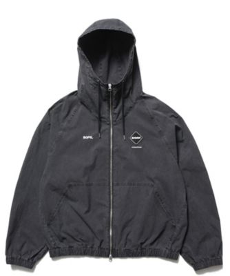 ブルゾン WASHED CRISP DENIM HOODED