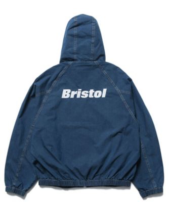 ブルゾン WASHED CRISP DENIM HOODED