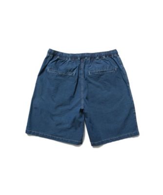 ショーツ WASHED CRISP DENIM EASY SHORTS