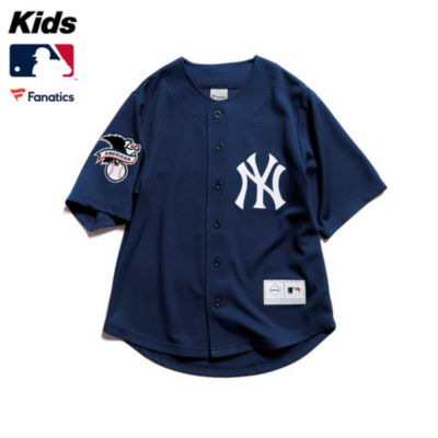 L 新品 送料無料 FCRB Fanatics MLB TOUR BASEBALL SHIRT YANKEES