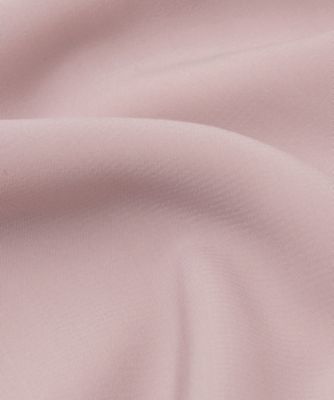 Ｖネックボウタイ風シフォン七分袖ブラウス