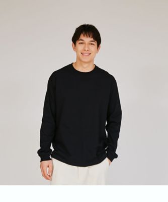 Hanes (Men)/ヘインズ Hanes Tシャツ TーSHIRTS BEEFY LONG SLEEVE TーSHIRT H5186 090クロ アンダーシャツ【三越伊勢丹/公式】