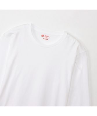 ２Ｐジャパンフィット【２枚組】クルーネックロングＴシャツ　Ｈ５４４０