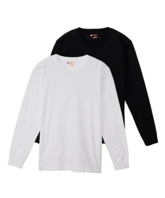 ２Ｐジャパンフィット【２枚組】クルーネックロングＴシャツ　Ｈ５４４０