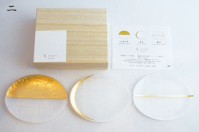 箔まめざら　ｃｏｖａｌ　３枚セット