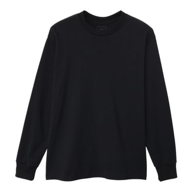 Hanes TーSHIRTS KURO クルーネックロングスリーブT