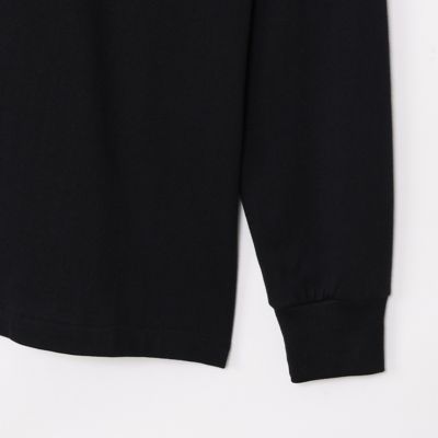 Hanes TーSHIRTS KURO クルーネックロングスリーブT