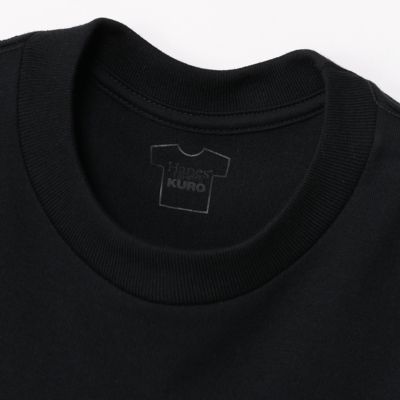Hanes TーSHIRTS KURO クルーネックロングスリーブT