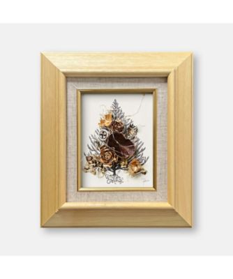 ＜PACOS＞ホーリーレターフラワー（ツリー／ゴールド）Ｆ０号