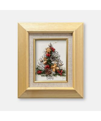 ＜PACOS＞ホーリーレターフラワー（ツリー／レッド）Ｆ０号