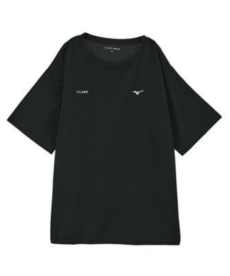 ＜CLANE (Women)＞ＭＩＺＵＮＯ×ＣＬＡＮＥ　ＱＵＩＣＫ　ＤＲＹ　ＣＯＴＴＯＮ　ＬＯＧＯ　ＴーＳＨＩＲＴ　１０１０５ー１００３