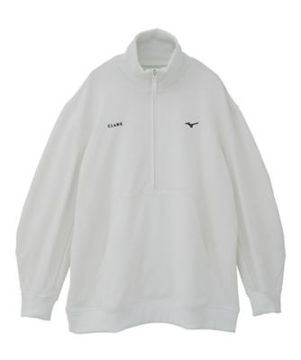 ＜CLANE (Women)＞ＭＩＺＵＮＯ×ＣＬＡＮＥ　ＰＯＬＹＳＰＡＮ　ＨＡＬＦ　ＺＩＰ　ＳＷＥＡＴＳＨＩＲＴ　１０１０５ー１０１３
