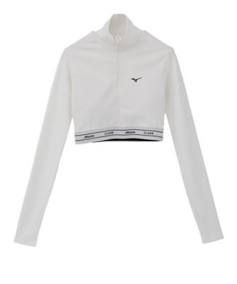 ＜CLANE (Women)＞ＭＩＺＵＮＯ×ＣＬＡＮＥ　ＨＡＬＦ　ＺＩＰ　ＬＯＮＧ　ＳＬＥＥＶＥ　ＴＯＰＳ　１０１０５ー１０３３