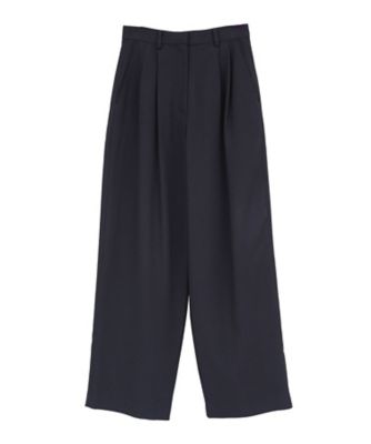 BASIC TUCK PANTS 10110ー7083 | CLANE (Women
