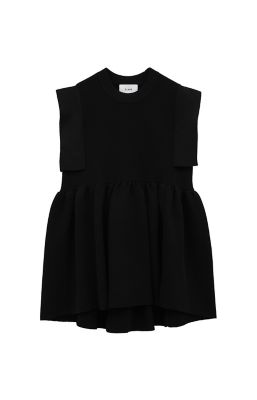 ＳＱＵＡＲＥ　ＳＥＬＥＥＶＥ　ＧＡＴＨＥＲ　ＫＮＩＴ　ＴＯＰＳ　１８１０６－２１３２