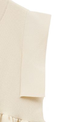 ＳＱＵＡＲＥ　ＳＥＬＥＥＶＥ　ＧＡＴＨＥＲ　ＫＮＩＴ　ＴＯＰＳ　１８１０６－２１３２