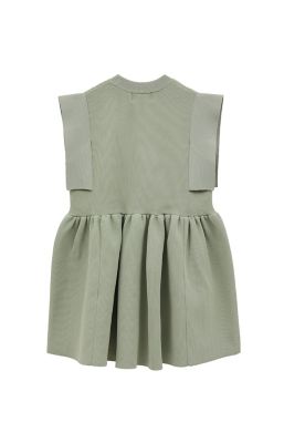 ＳＱＵＡＲＥ　ＳＥＬＥＥＶＥ　ＧＡＴＨＥＲ　ＫＮＩＴ　ＴＯＰＳ　１８１０６－２１３２