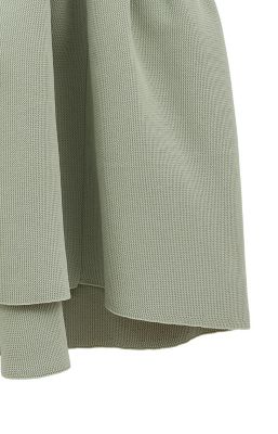 ＳＱＵＡＲＥ　ＳＥＬＥＥＶＥ　ＧＡＴＨＥＲ　ＫＮＩＴ　ＴＯＰＳ　１８１０６－２１３２