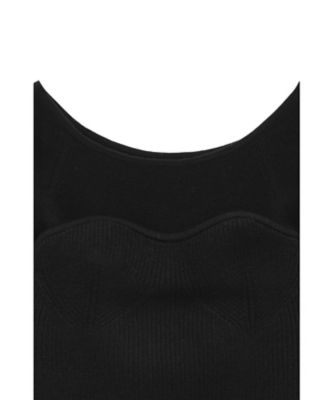 BUSTIER SET KNIT TOPS 19106ー2102